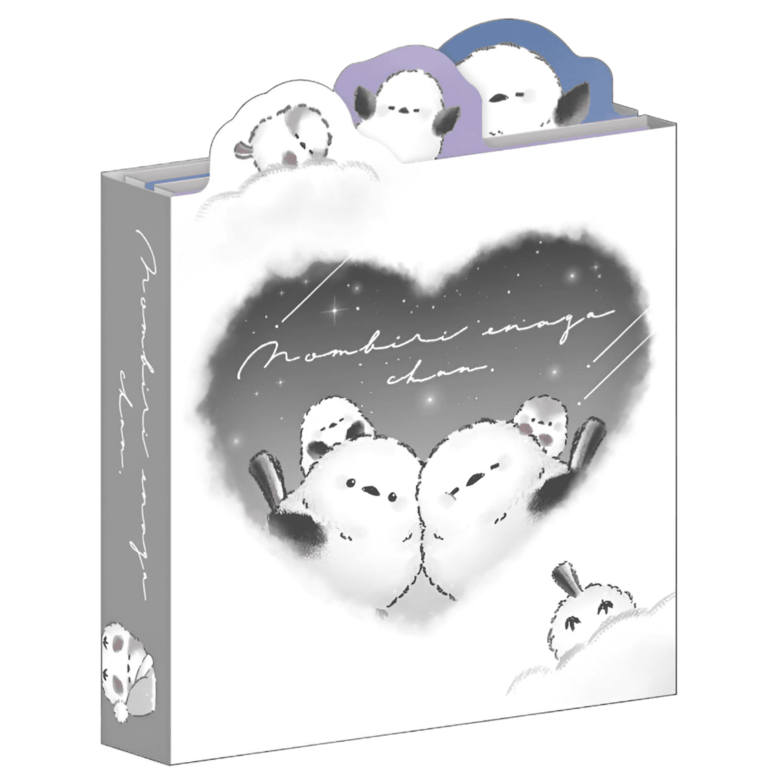 Blocco di memorie Shimaenaga Die Cut (cuore) Blocco di memorie Shimaenaga Die Cut (cuore)