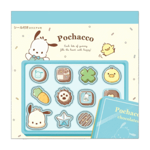 memo pad sanrio characters chocolate pochacco square 1