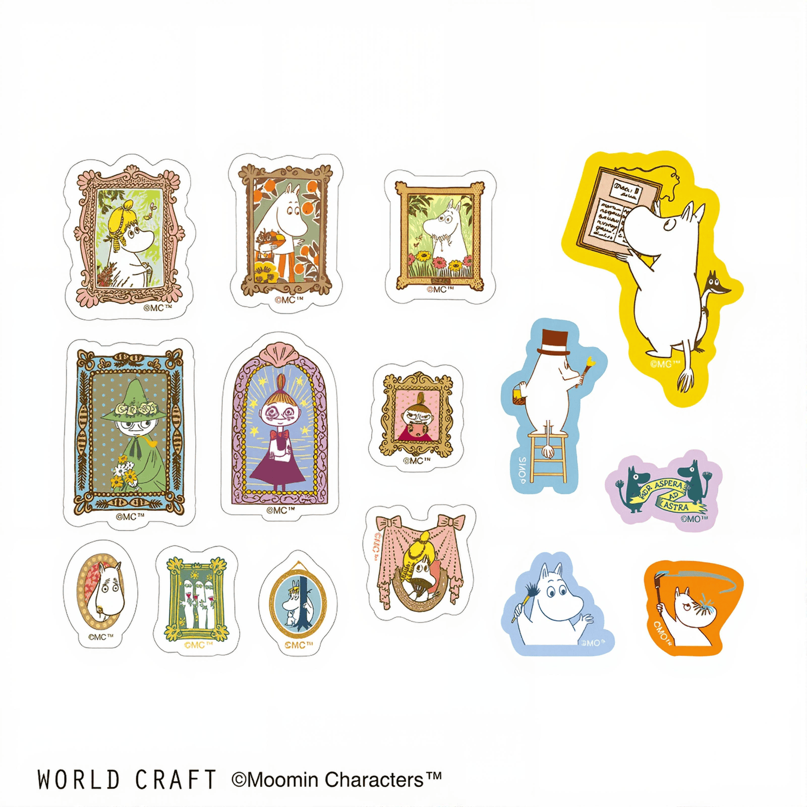 moomin sticker flakes moominvalley's friends orange 2 moomin sticker flakes moominvalley's friends orange 2