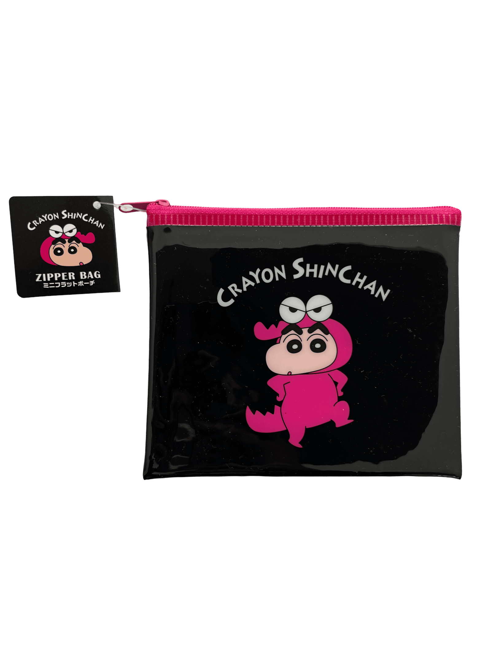 crayon shin chan plastic pouch (black) 3 crayon shin chan plastic pouch (black) 3