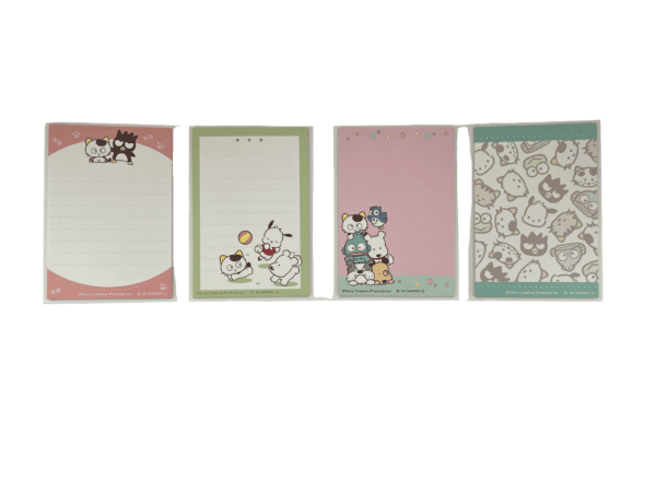 memo pad sanrio characters tama & friends blue 3