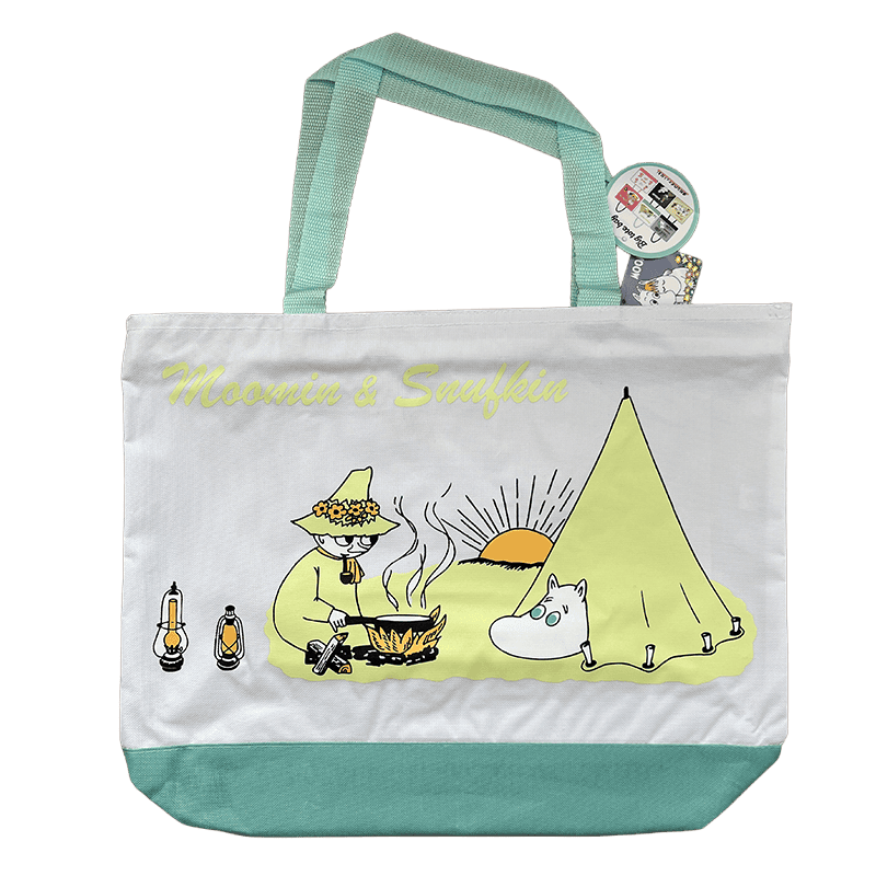 moomin tote bag moomin & snufkin camping 1