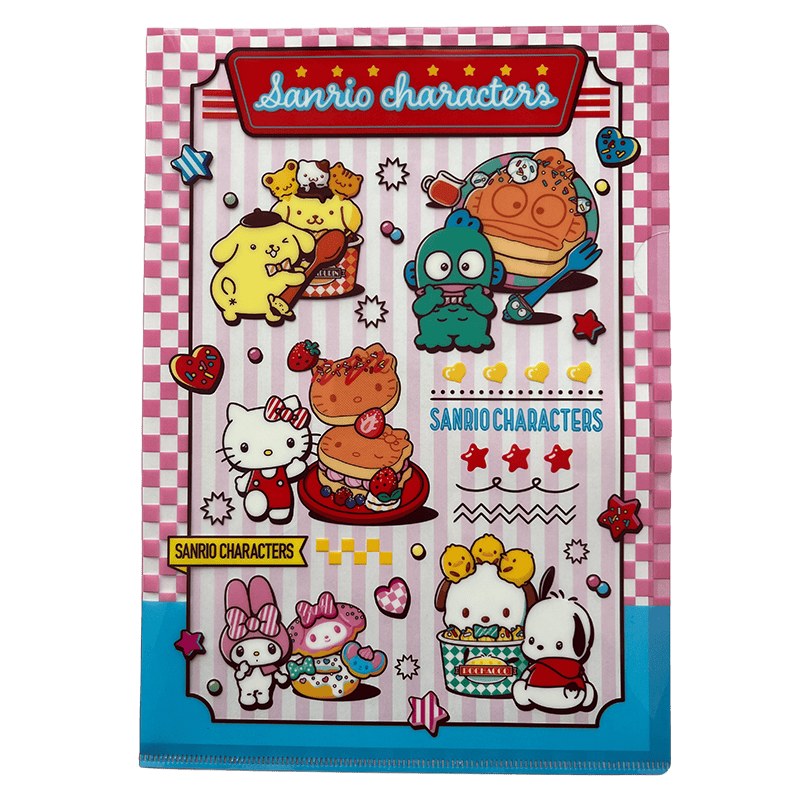 sanrio characters a4 plastic folder dessert 1