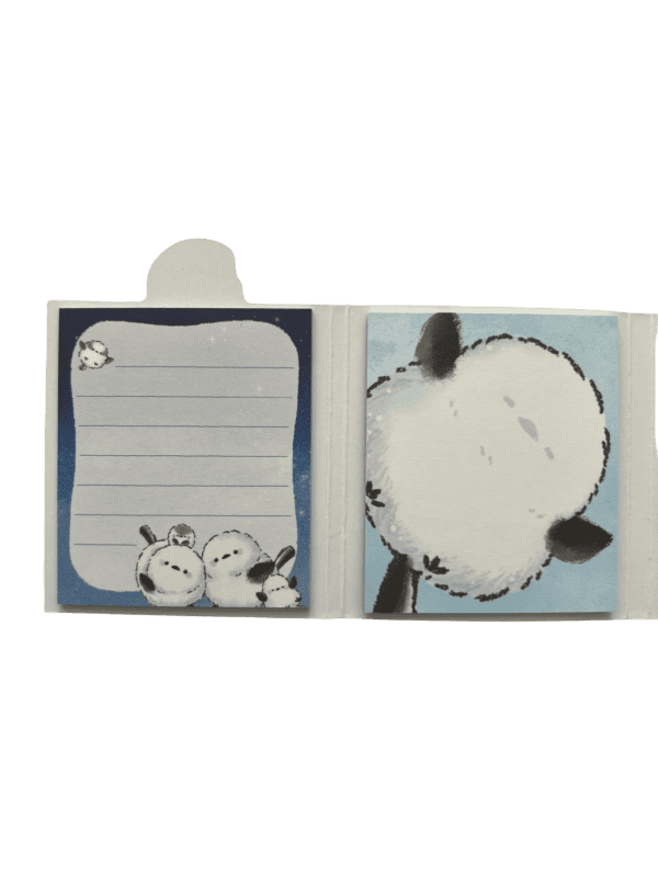 shimaenaga die cut memo pad 3