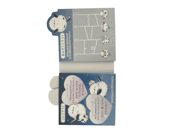 shimaenaga die cut memo pad 7