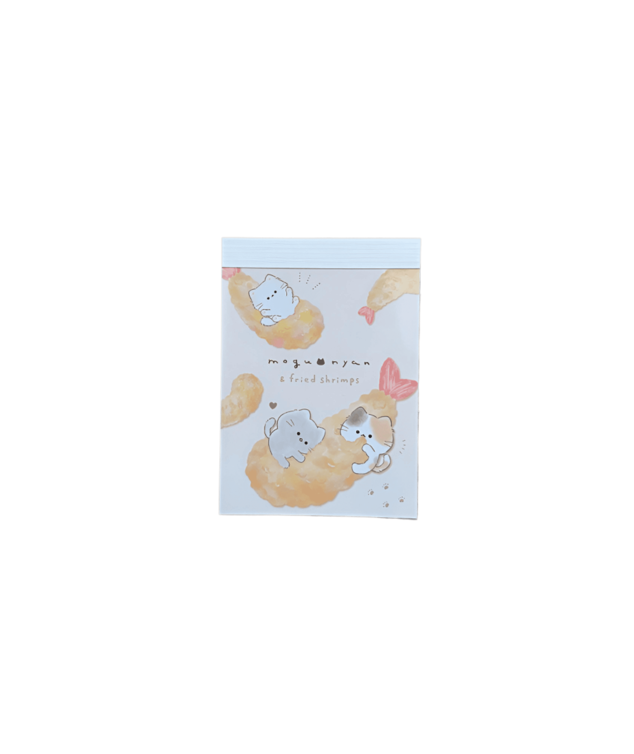 kamio japan mogunyan mini memo pad – fry shrimp front kamio japan mogunyan mini memo pad – fry shrimp front