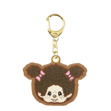 key ring monchhichi sagara embroidery