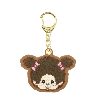 key ring monchhichi sagara embroidery