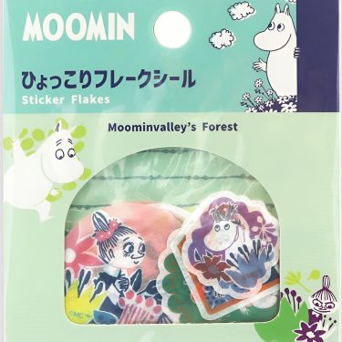 moomin sticker flakes moominvalley's forest (blue)