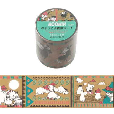 moomin thick masking tape wild field
