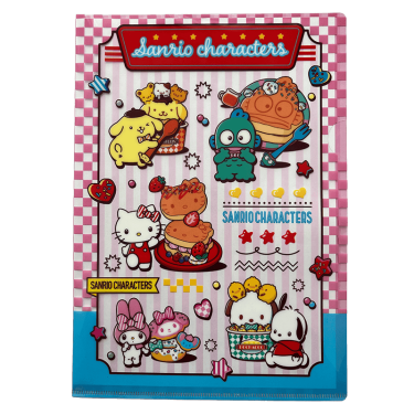 sanrio characters a4 plastic folder dessert 1