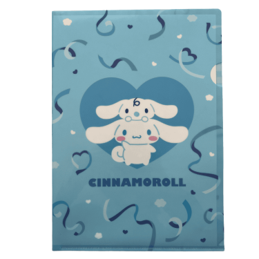 sanrio cinnamoroll a4 plastic folder heart 1
