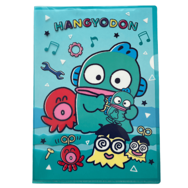 sanrio hangyodon a4 plastic folder friendship 1