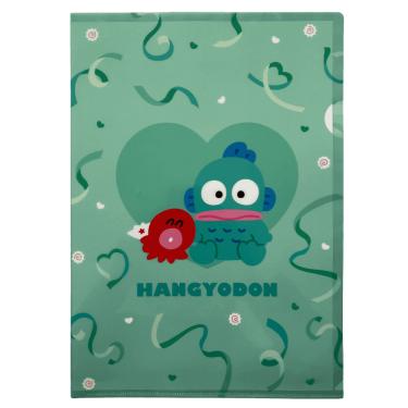 sanrio hangyodon a4 plastic folder heart 1
