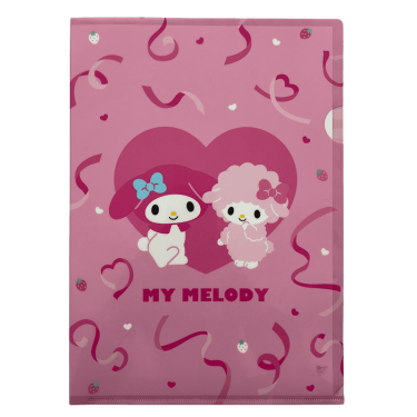 sanrio my melody a4 plastic folder heart 1