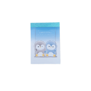tarochans penguins mini memo pad front